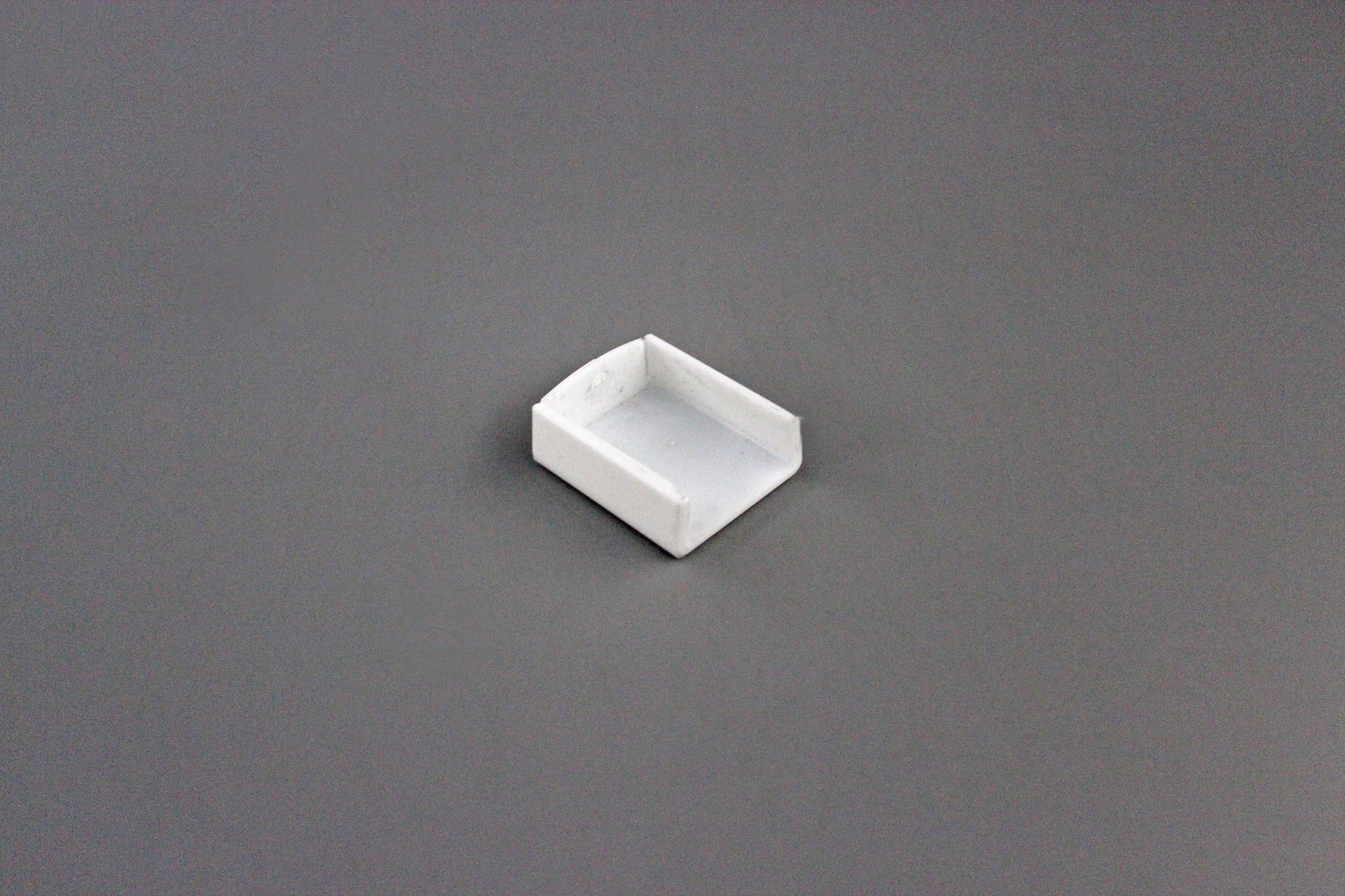 White Face Plate End Cap-New - SARATOGA STEP PARTS